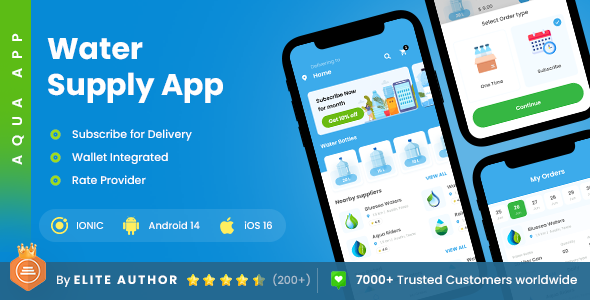 2 Apps | Water Delivery App | Water Subscription App | Aqua App