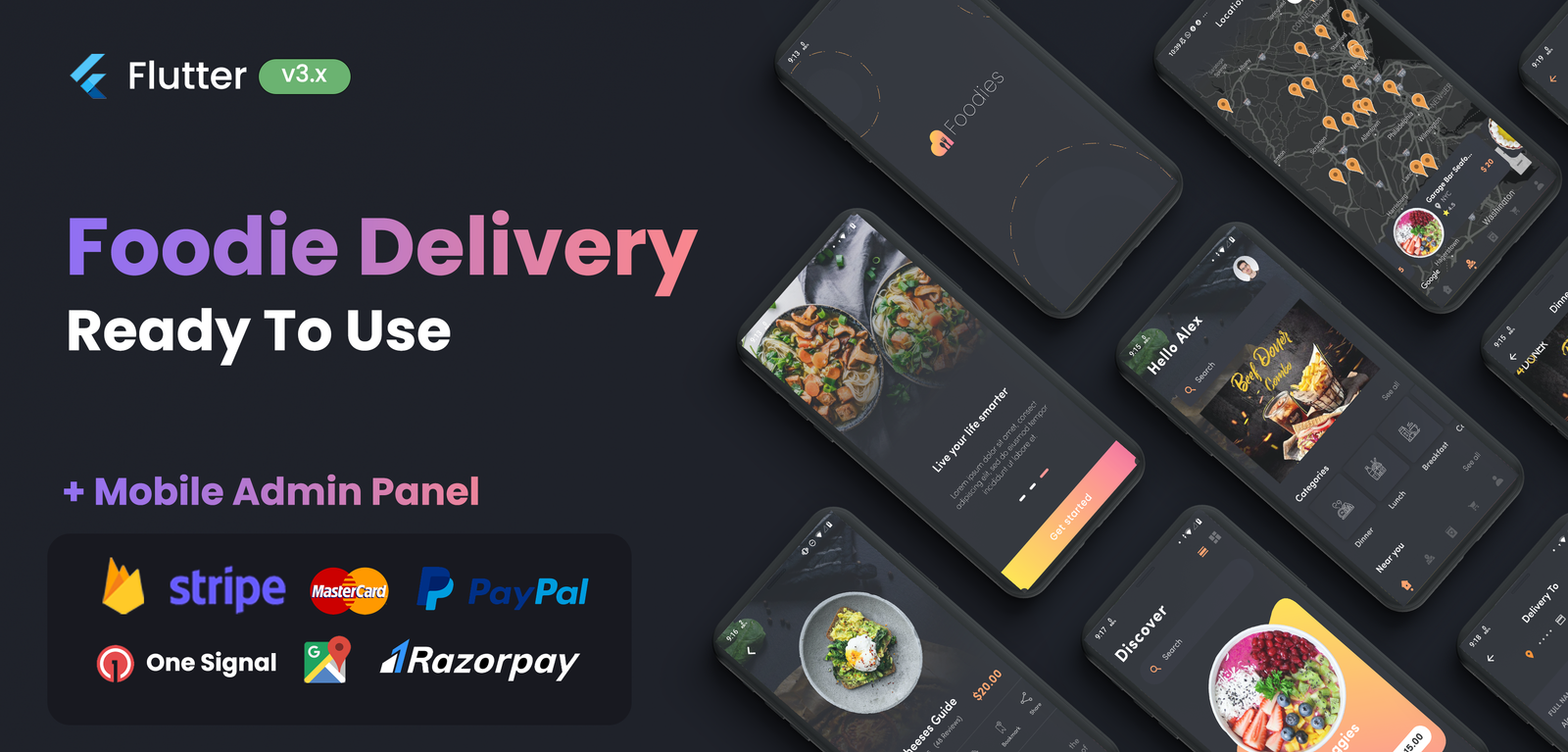 Pro Food Delivery - Restaurant Food Order in Flutter Food Full Application