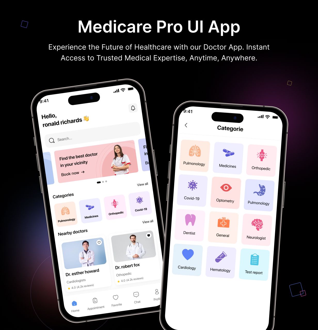 Medicare Pro template: Doctor Appointment booking app in Flutter (Android, iOS) | DocPortal App - 4