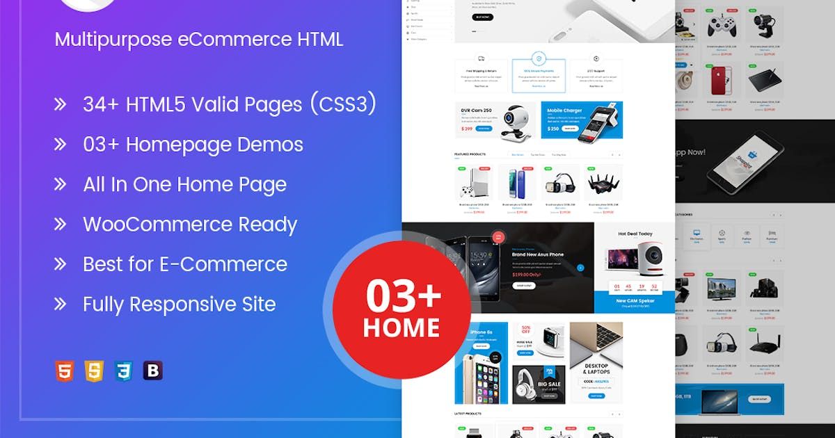 Big Basket | Multipurpose e-commerce HTML Template