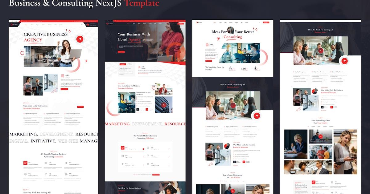 Consl - Consulting Business Figma Template