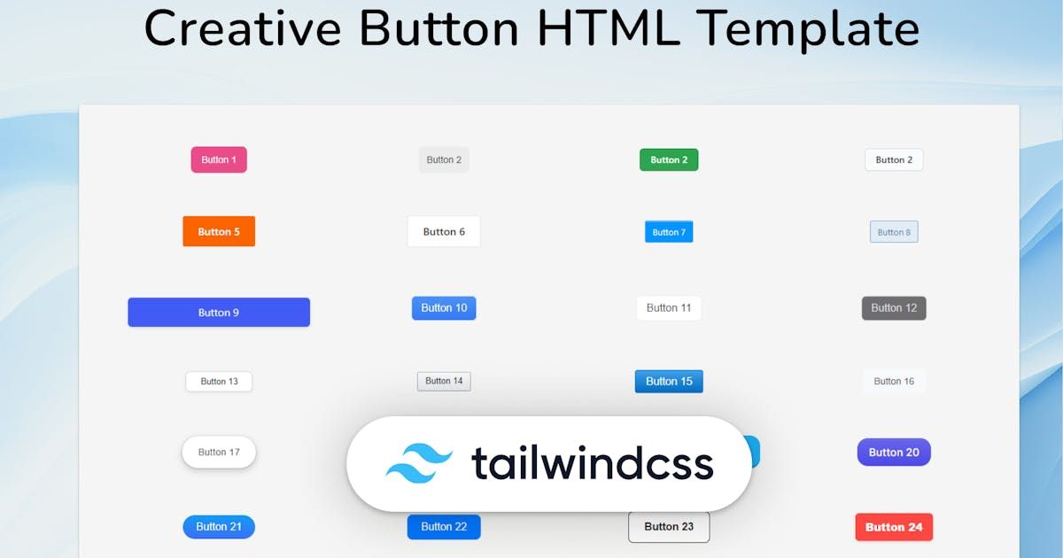 Creative CSS Button HTML Template - Botan