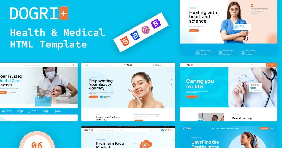 Dogri - Health & Medical Center HTML Template