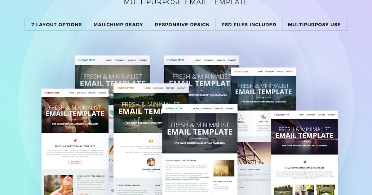 E-Newsletter - Multipurpose Email Template