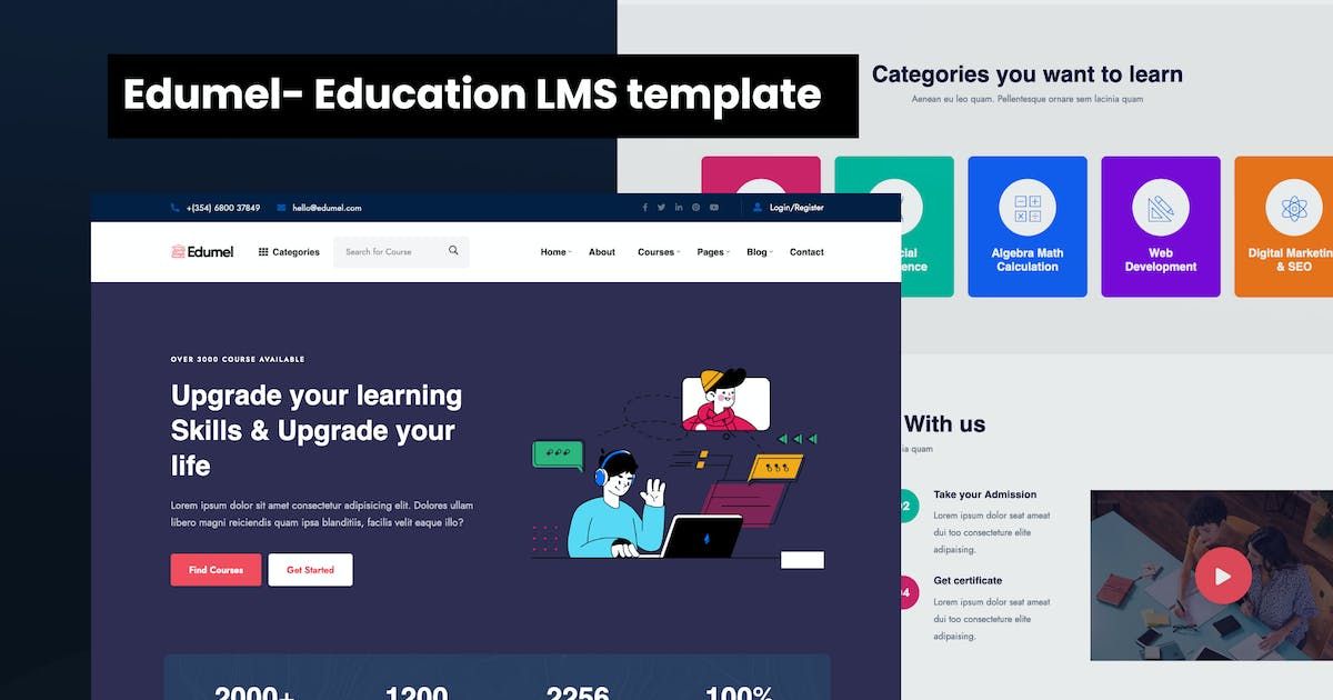 Edumel- Education LMS template