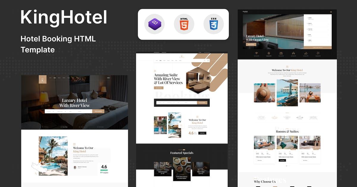 KingHo - Hotel Booking HTML Template