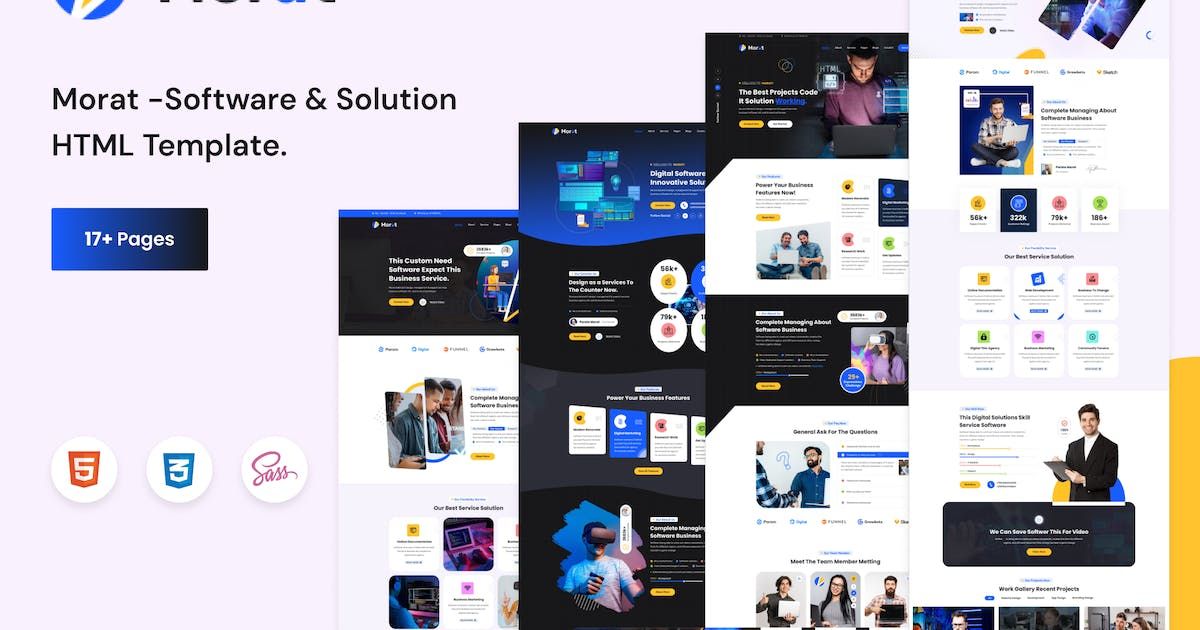 Morat - Software & Solution HTML5 Template
