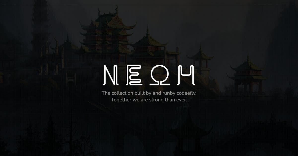 Neoh - NFT Portfolio  React Nextjs Landing Page