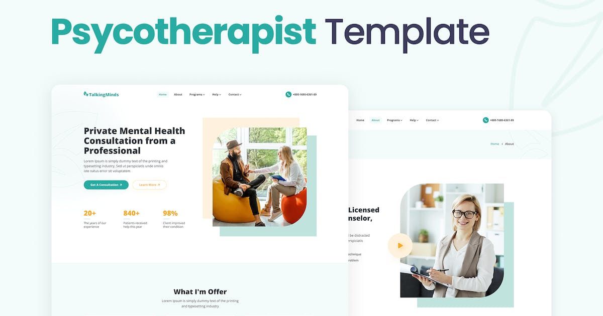 Psychotherapist Website Template