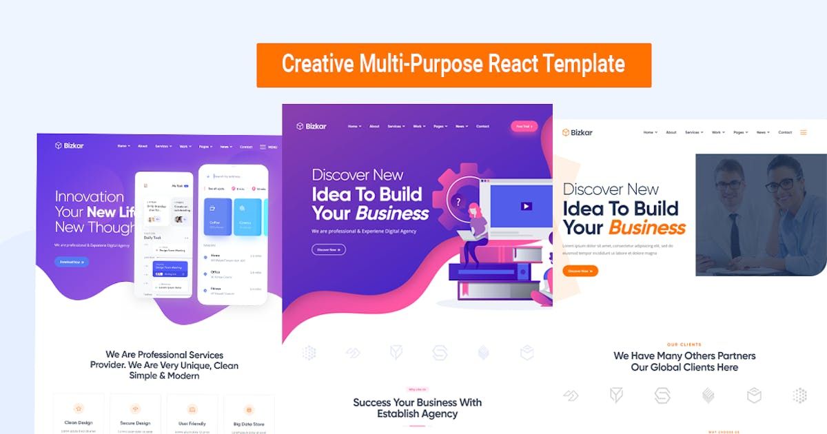 React - Creative Multi-Purpose React Template