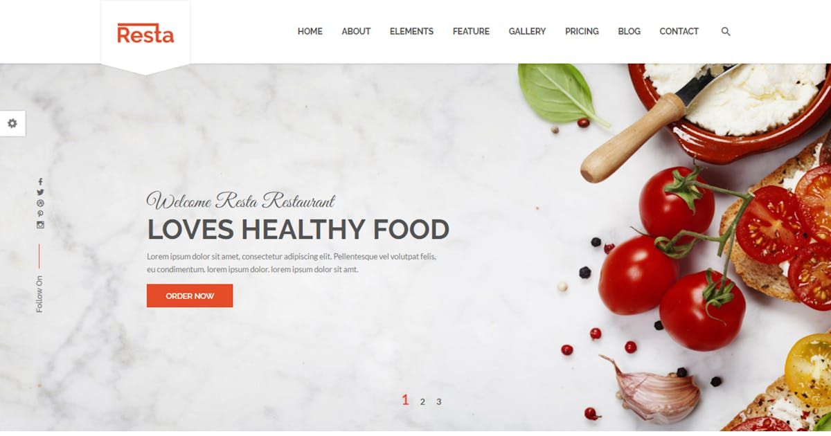 Resta Restaurant HTML Template code market Resta Restaurant HTML Template code market