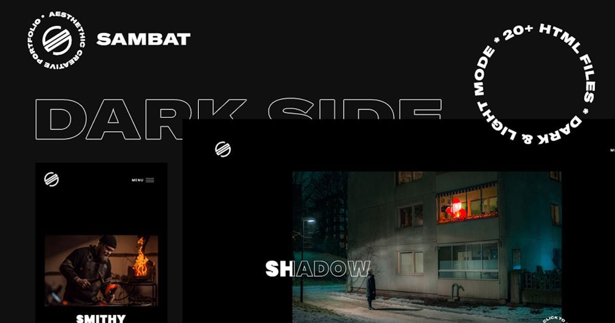Sambat - Creative Digital Portfolio HTML Template