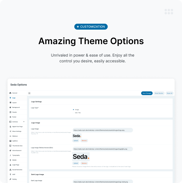 Seda – Minimal News/Magazine WordPress Theme with Dark Mode