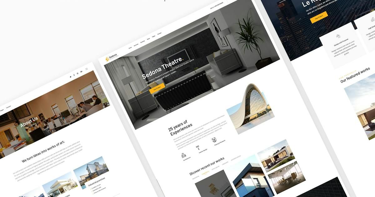 Sedona | Architecture & Construction HTML Template