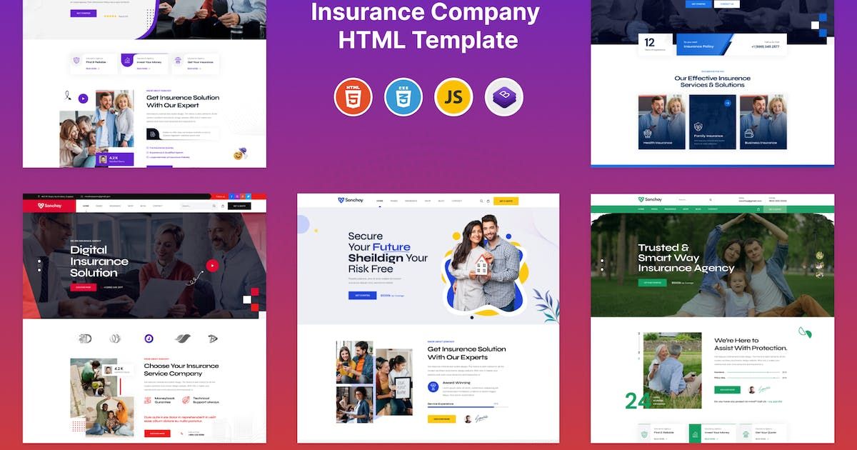 Sonchoy - Insurance Company HTML Template