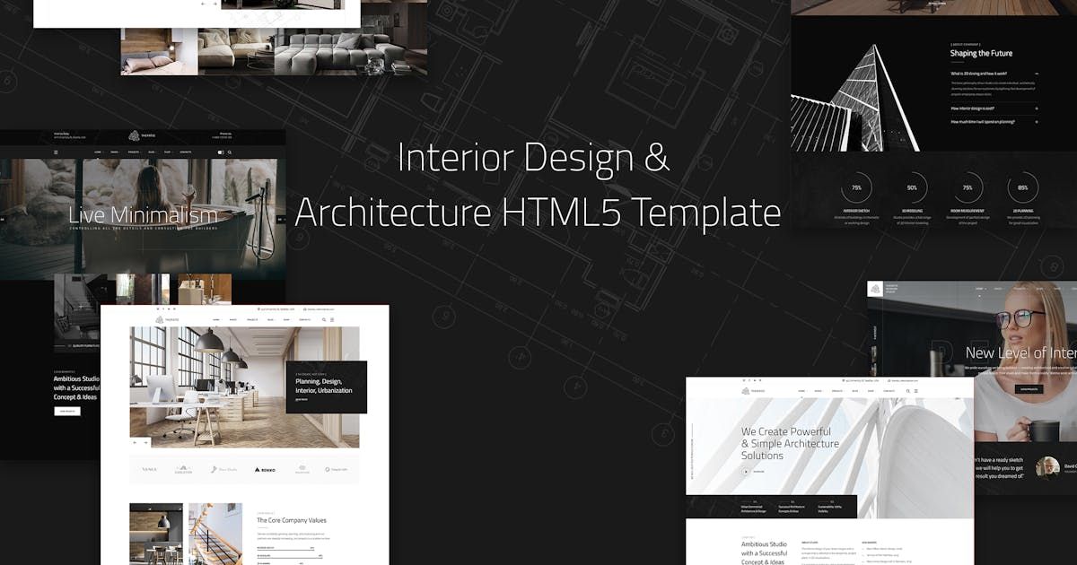 Theratio - Interior Design & Architecture HTML5