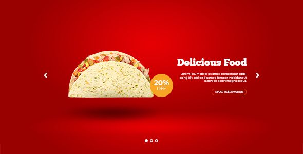 Butazzo - Fast Food and Restaurant Responsive Bootstrap Slider