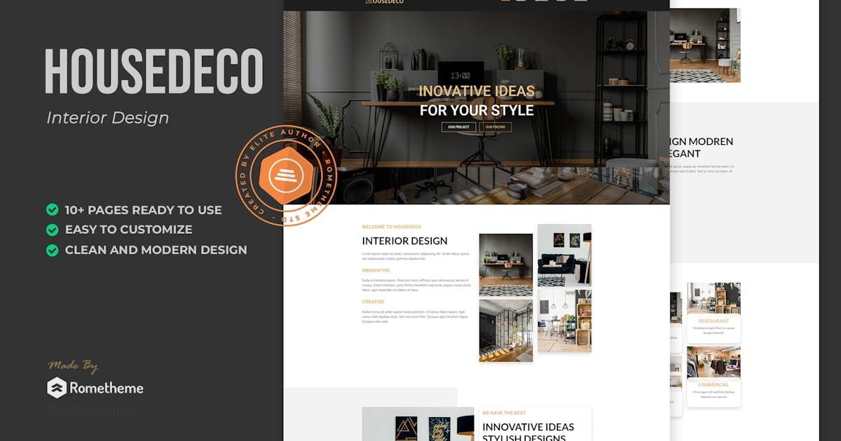Housedeco - Interior Design HTML Template
