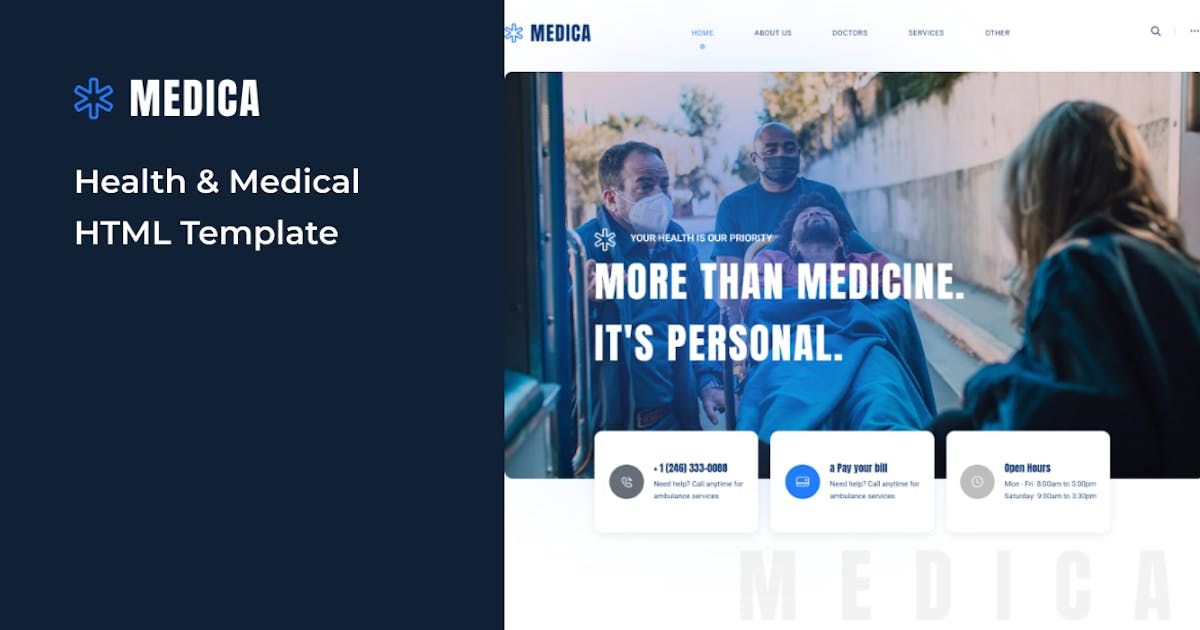 Medica - Health & Medical HTML Template - code.market