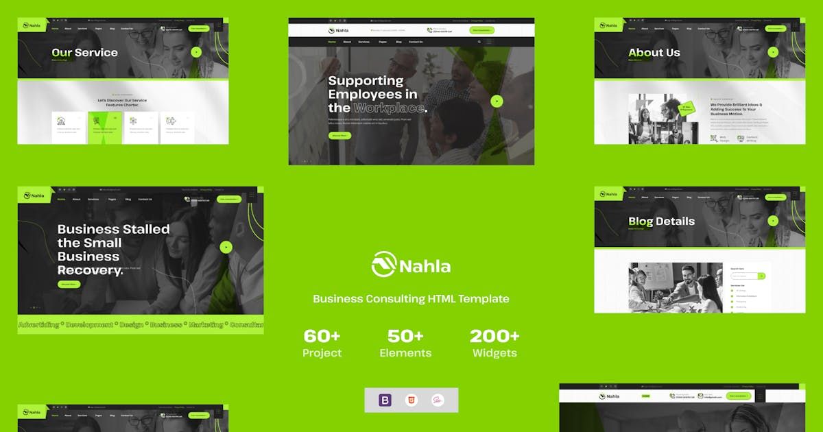 Nahla - Business Consulting HTML Template