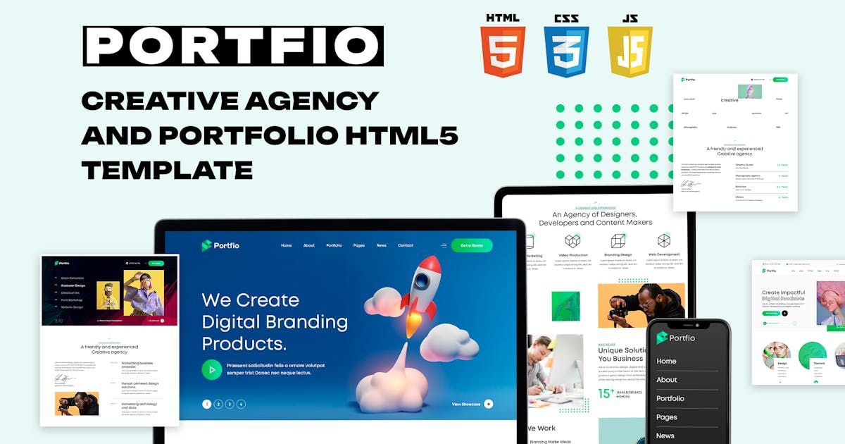 Portfio | Agency & Portfolio HTML Template