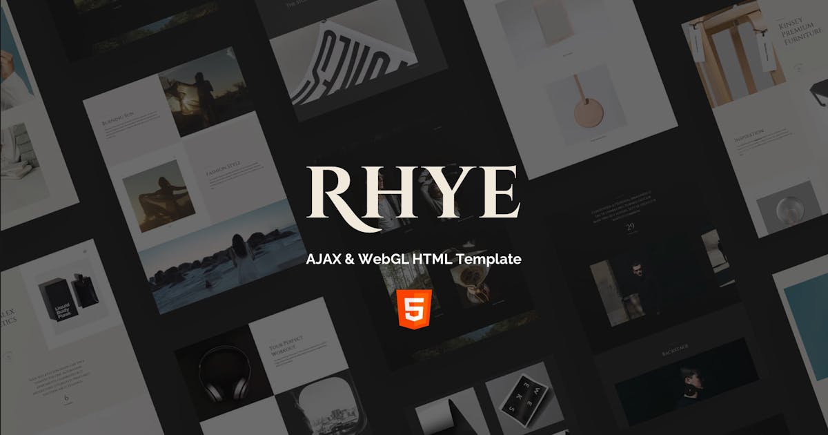 Rhye – Creative AJAX HTML5 Template
