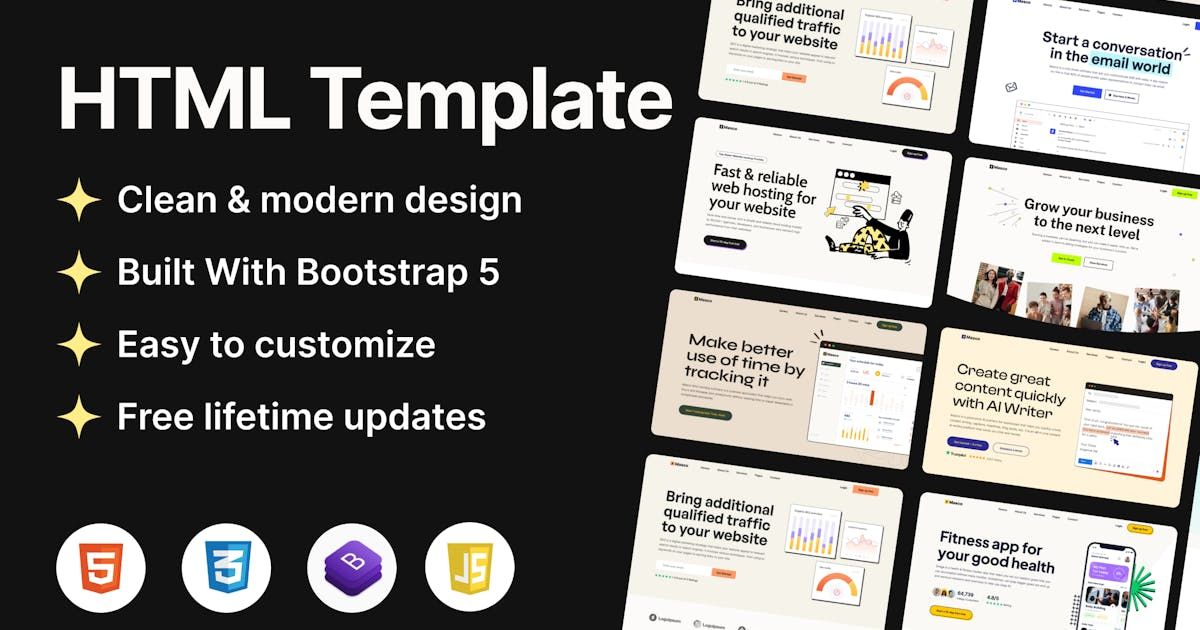 masco multipurpose html tempalte