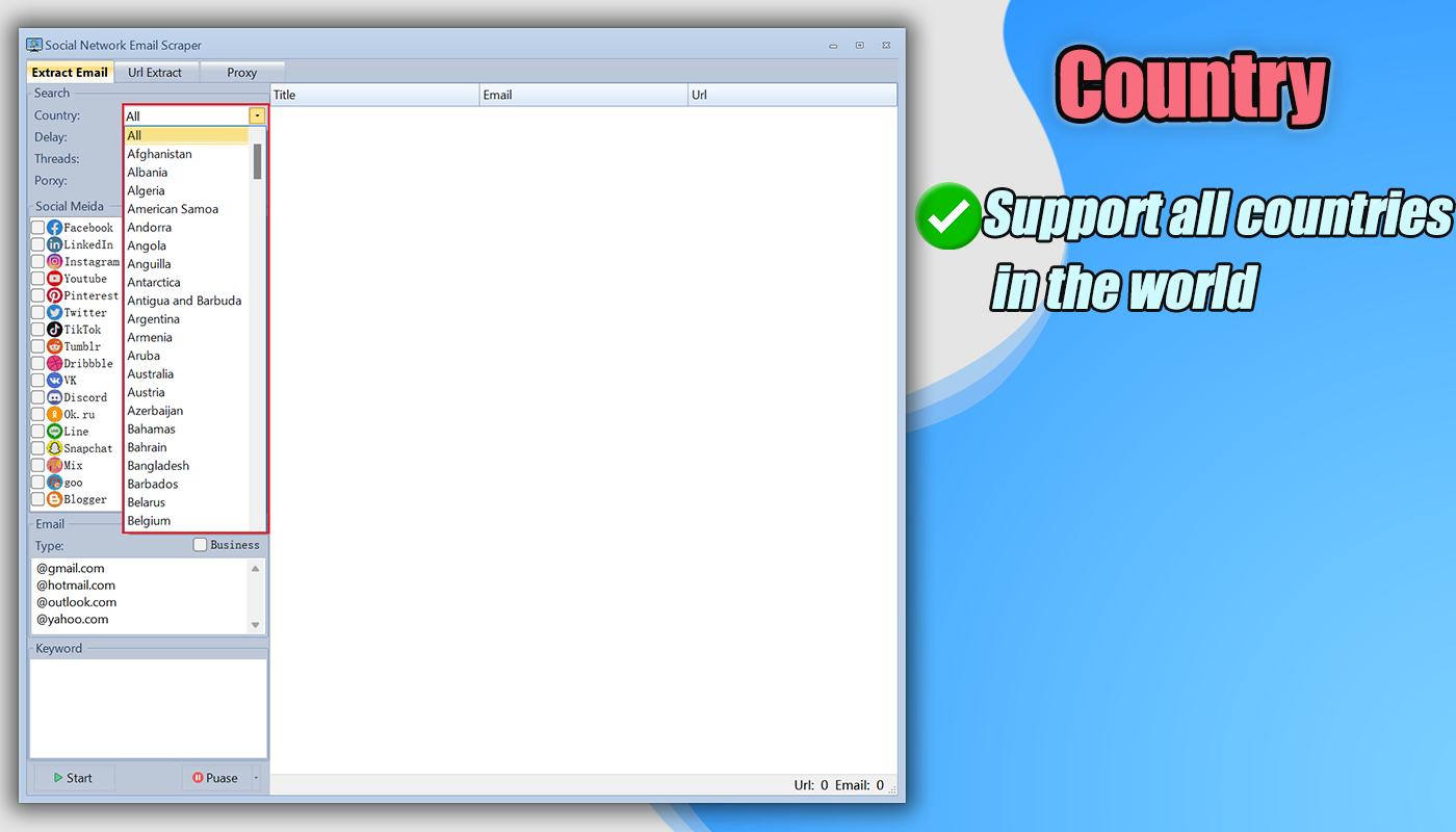 Email crawler,Online email extractor,Email harvesting,Email finder,Email collector,Email grab tool