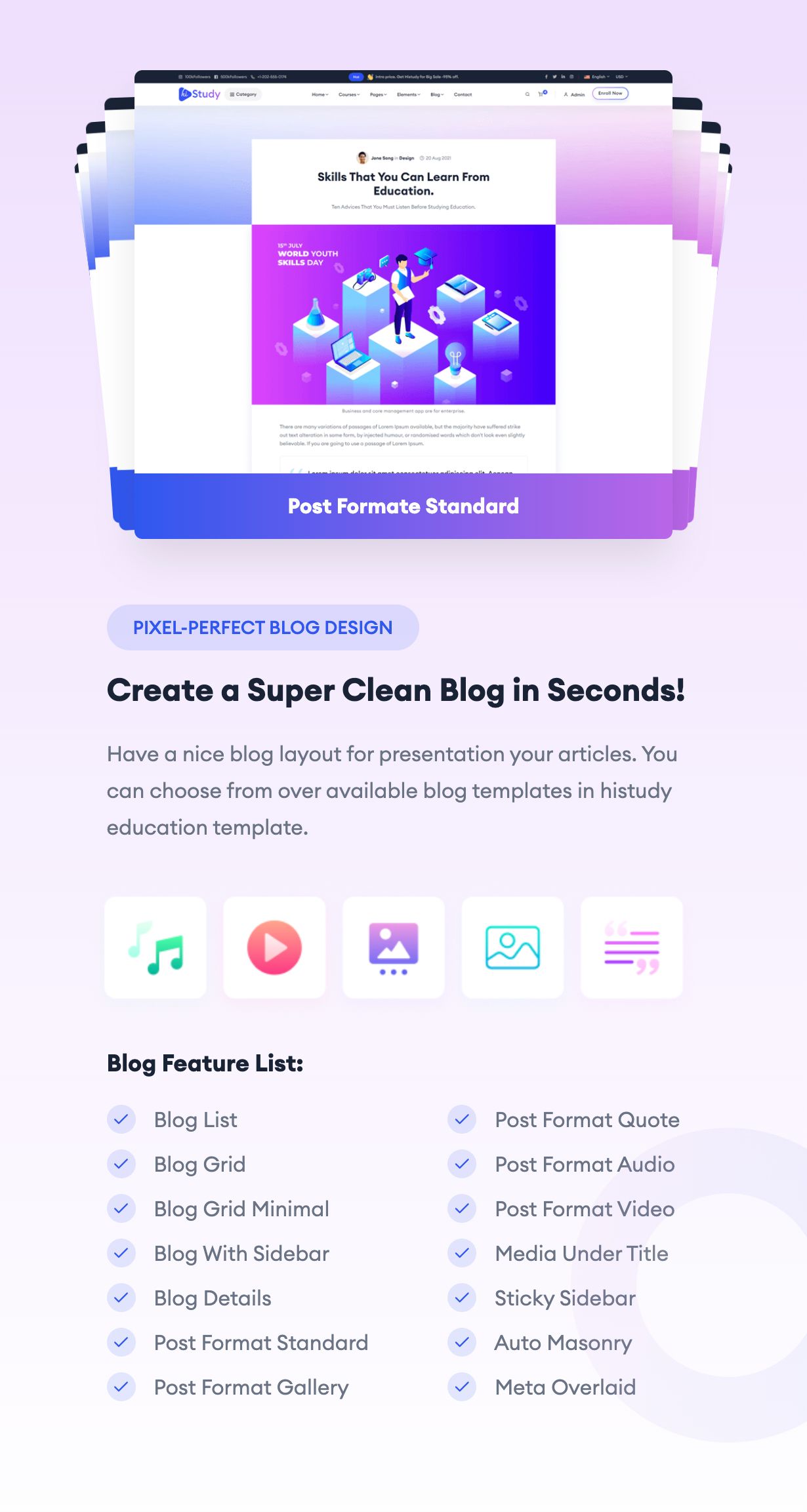 HiStudy - Online Courses & Education WordPress Theme - 26