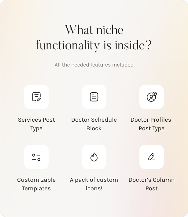 Medical Clinic Functionality