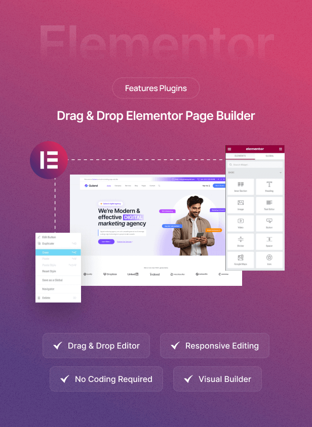 Quland - Multipurpose Landing Page for Corporate and Business Elementor WordPress Theme