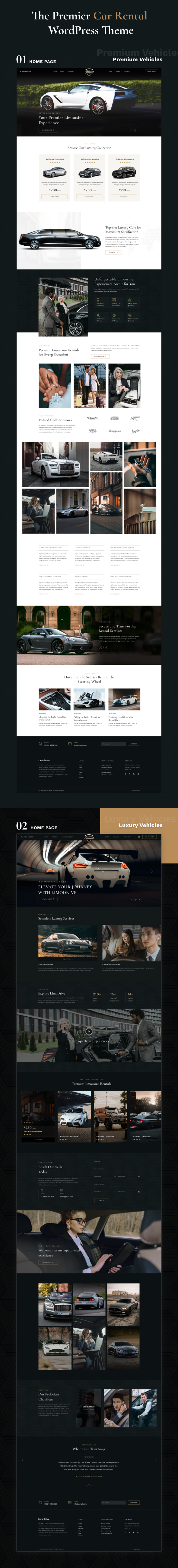 LimoDrive - Car Rental and Limousine WordPress Theme - 2