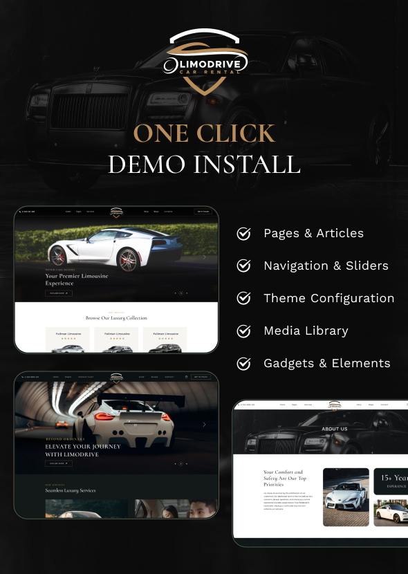 LimoDrive - Car Rental and Limousine WordPress Theme - 8