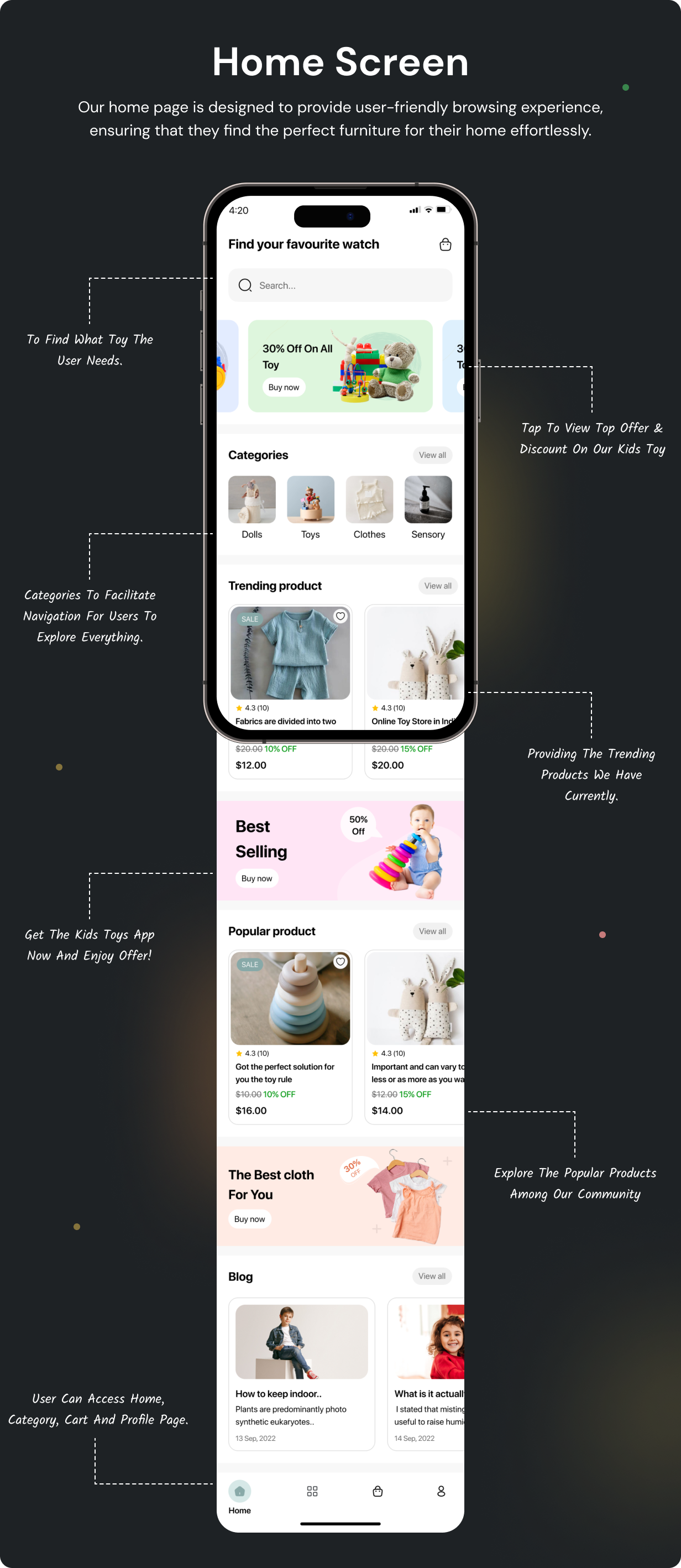 Kids Toys Shop App - E-commerce Store app in Flutter 3.x (Android, iOS) with WooCommerce Full App - 9