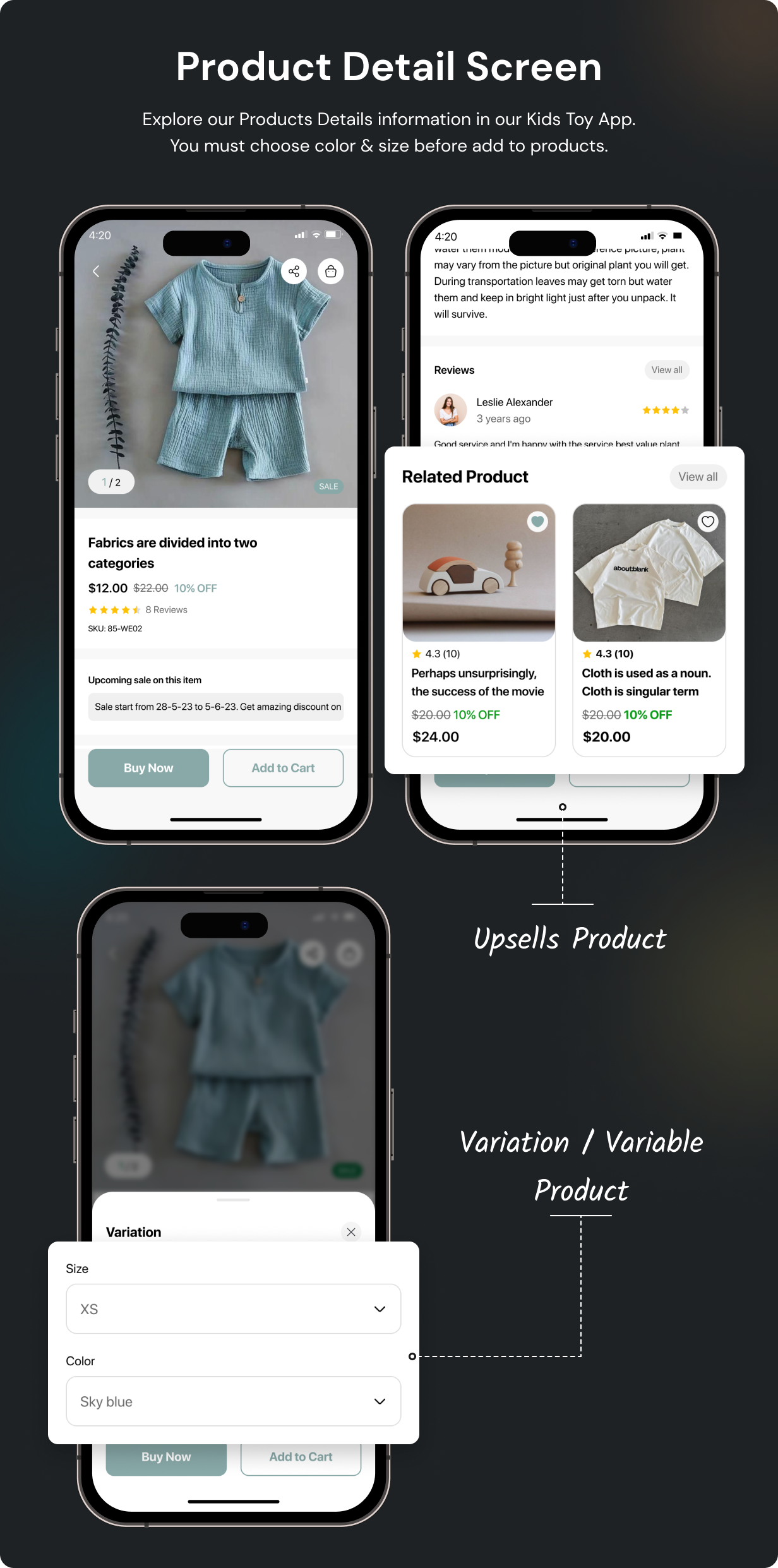 Kids Toys Shop App - E-commerce Store app in Flutter 3.x (Android, iOS) with WooCommerce Full App - 12