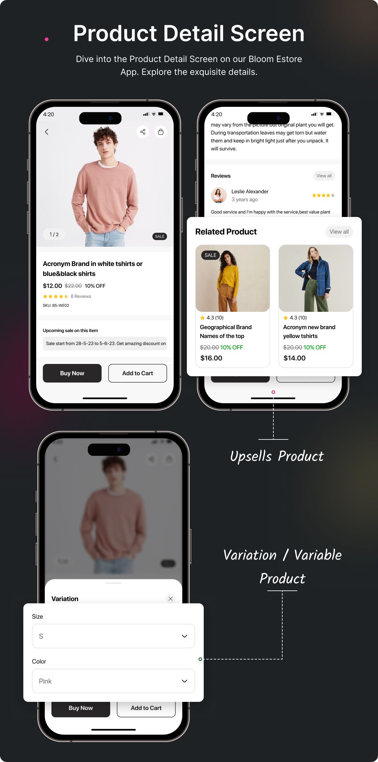 Bloom Store App - E-commerce Store app in Flutter 3.x (Android, iOS) with WooCommerce Full App - 11