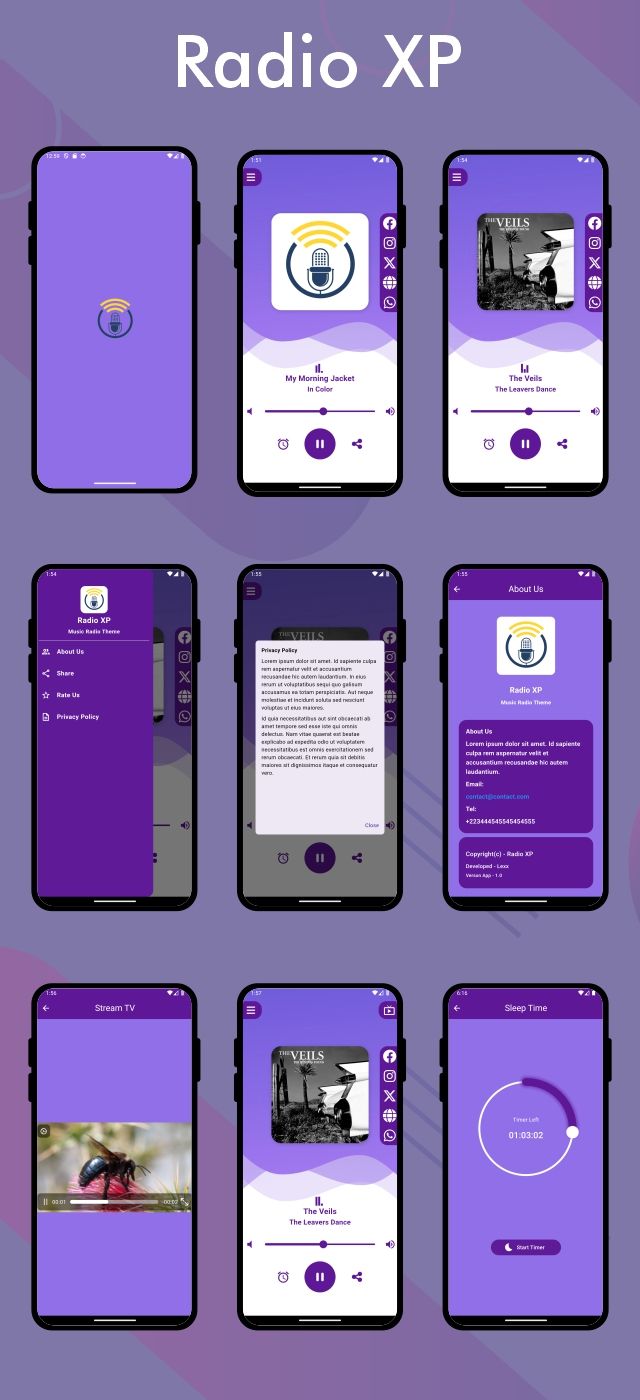 Single Radio XP - Flutter Full App - 1