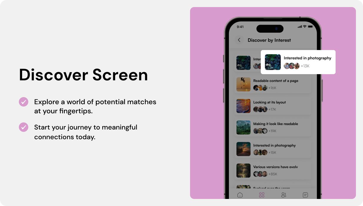 MatchMaker UI Template | Connect Dating App in Flutter | Online Match & Date App Template - 7