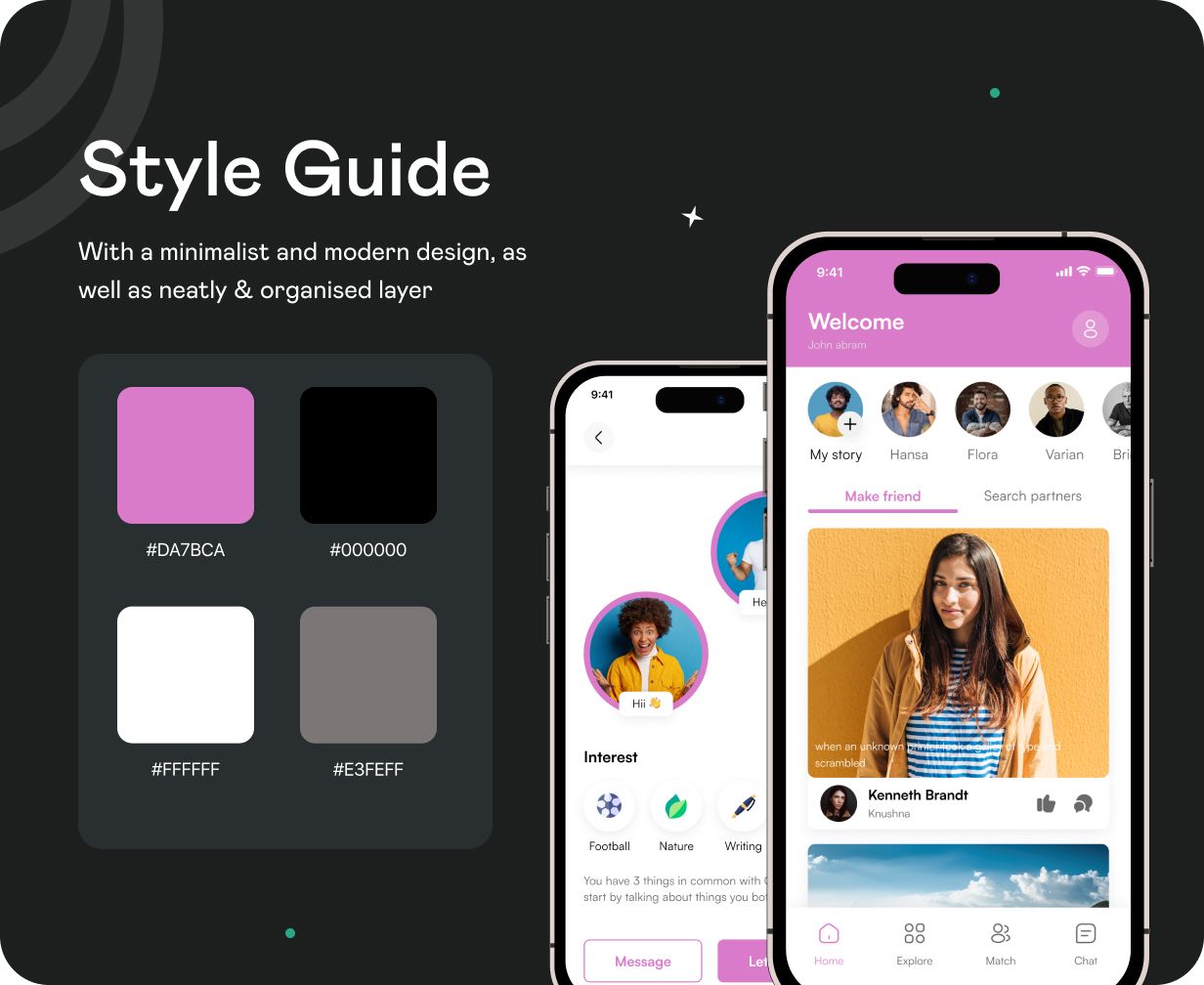 MatchMaker UI Template | Connect Dating App in Flutter | Online Match & Date App Template - 11
