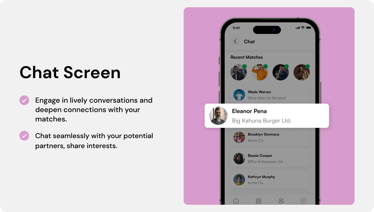 MatchMaker UI Template | Connect Dating App in Flutter | Online Match & Date App Template - 9