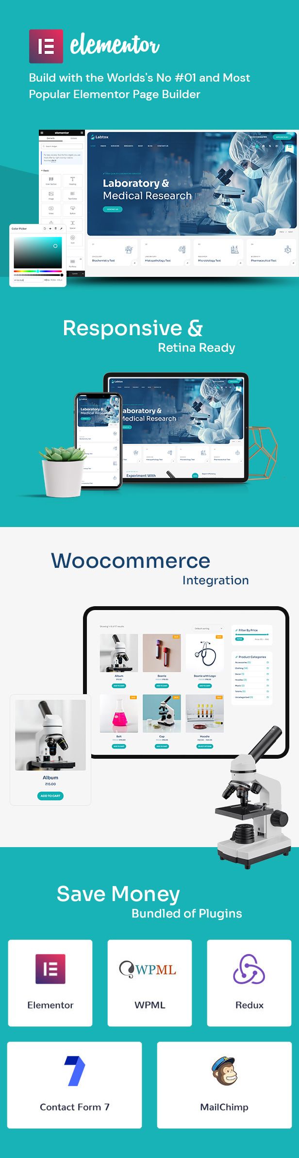 Labtox - Laboratory & Science Research WordPress Theme - 3