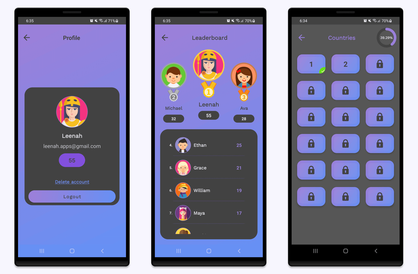Online Quiz | Multiple Choice + True/False + Word, Sound, Image Guess for Android with Admin Panel - 16