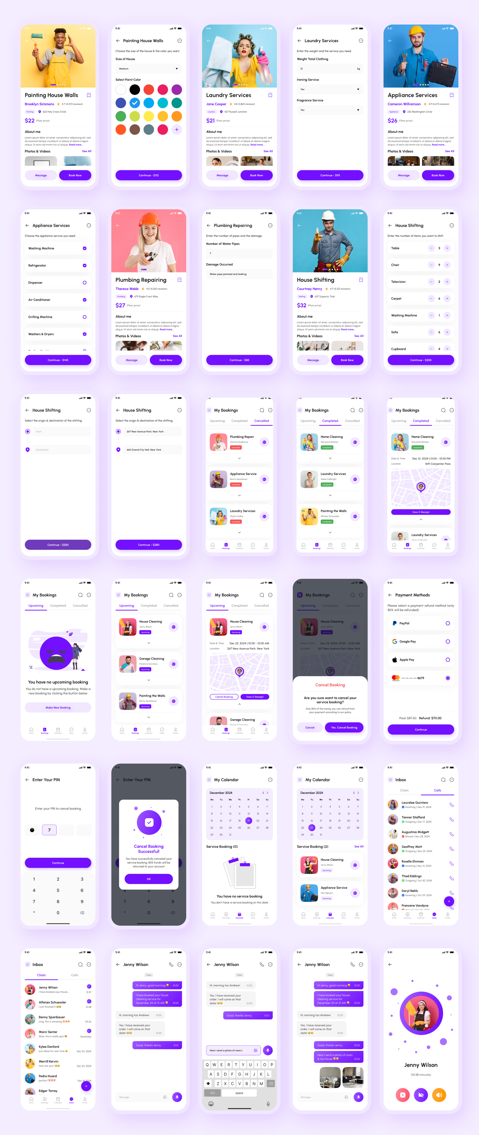 Helpify- Home Service App React Native CLI Ui Kit