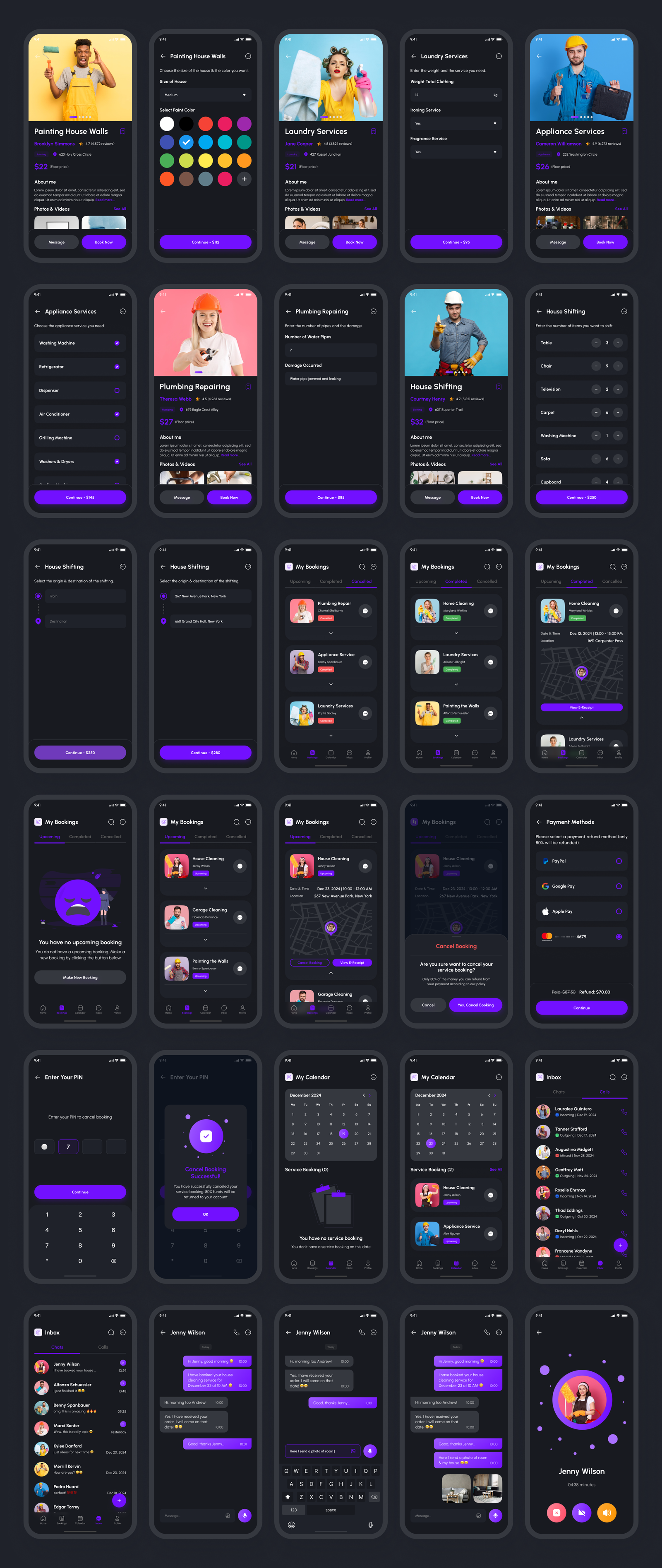 Helpify- Home Service App React Native CLI Ui Kit