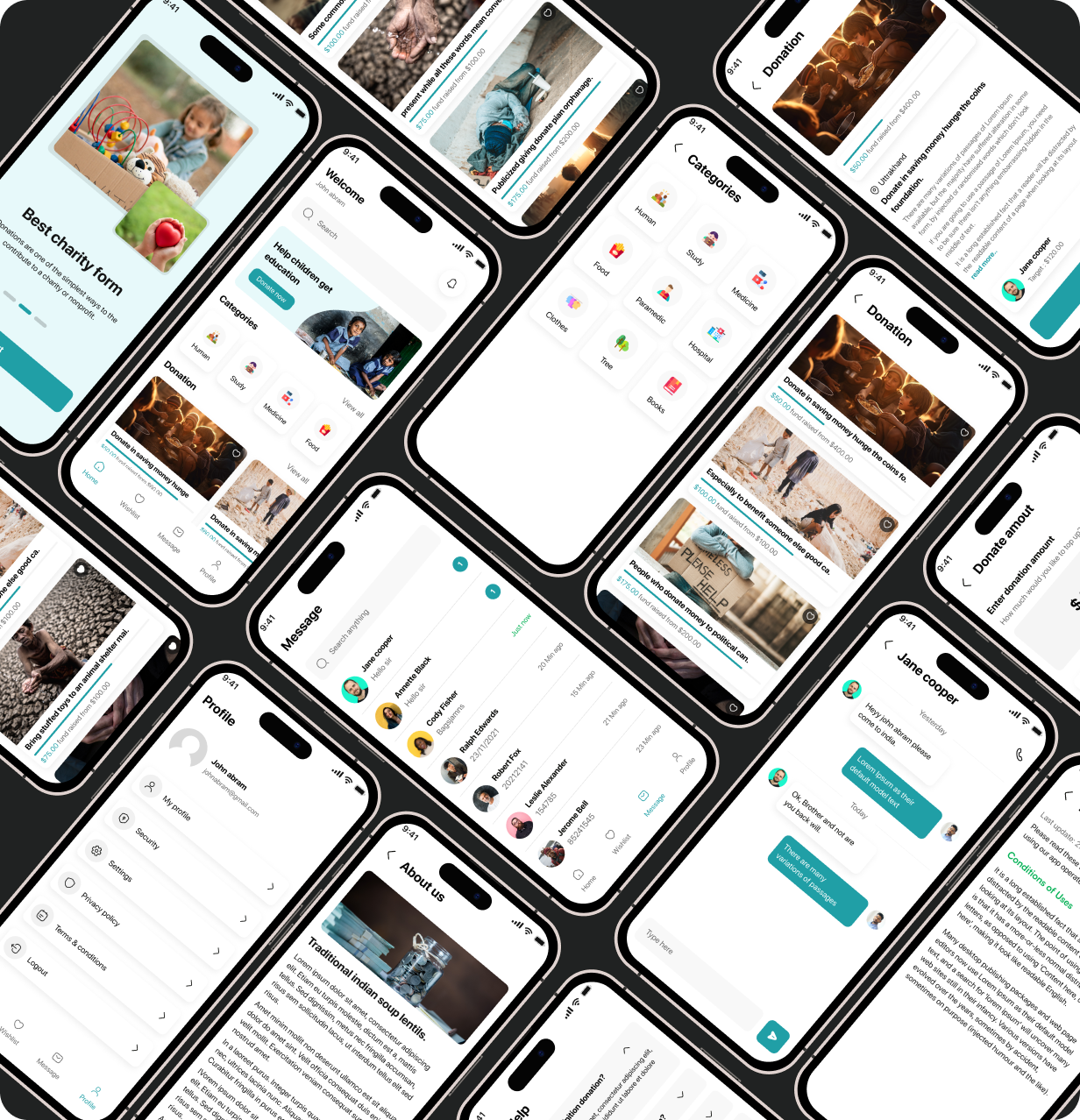 Gofundly UI template | Donation App in Flutter | Donation Crowdfunding App | Fundraiser App Template - 3