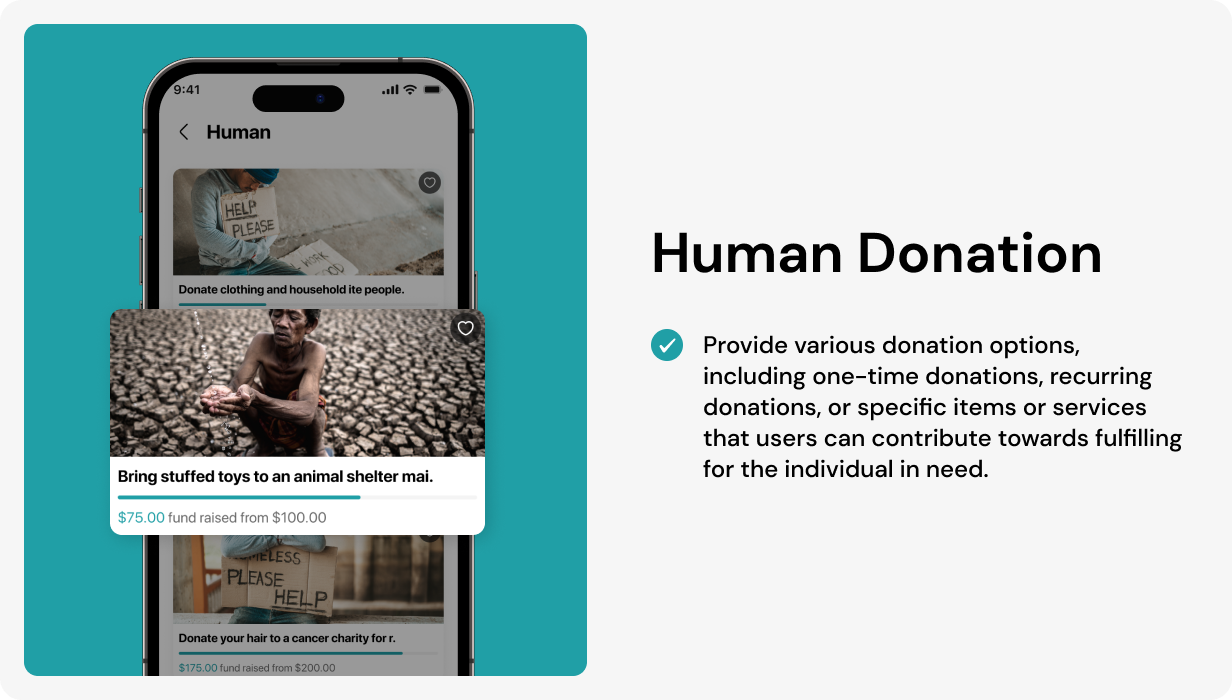 Gofundly UI template | Donation App in Flutter | Donation Crowdfunding App | Fundraiser App Template - 8