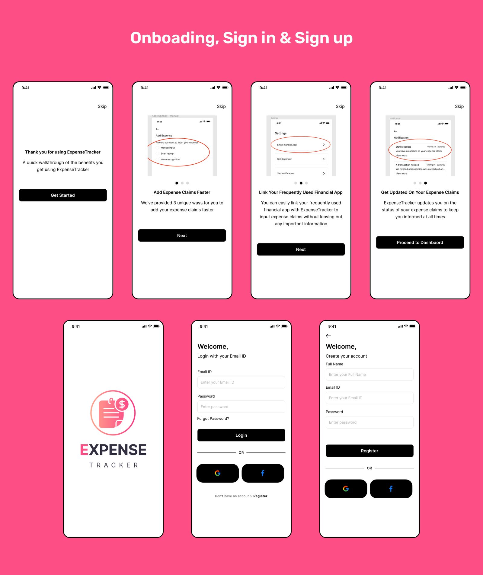Expense Tracker : Your Personal Finance Tracker App | iOS/Android App Template - 3