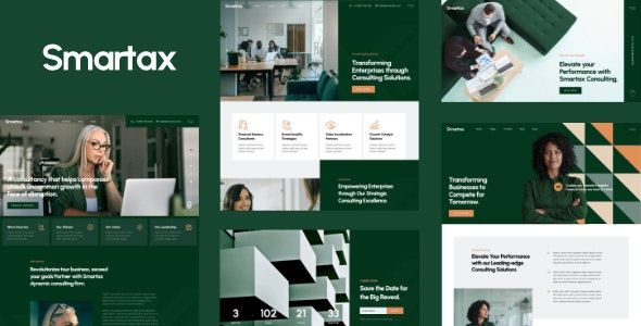 Smartax - Business Consulting WordPress Theme