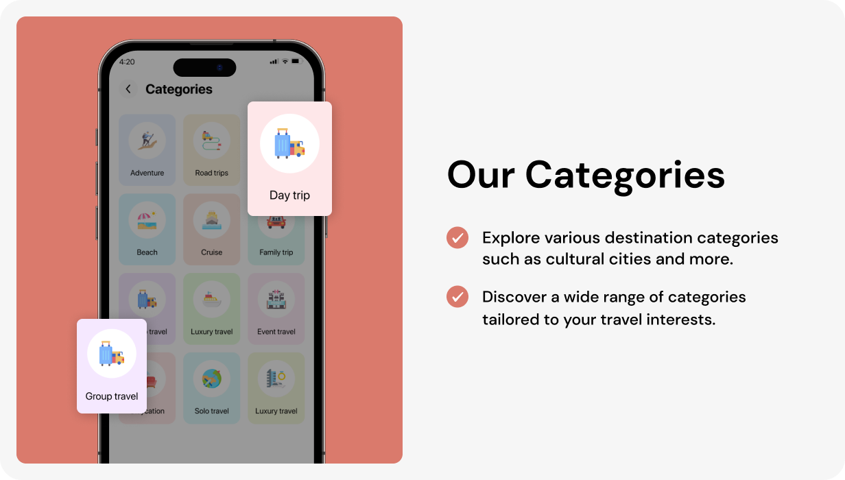 Tour Guide UI template | Trip planner app in Flutter | AI Travel Assistant App | TourAI App Template - 8