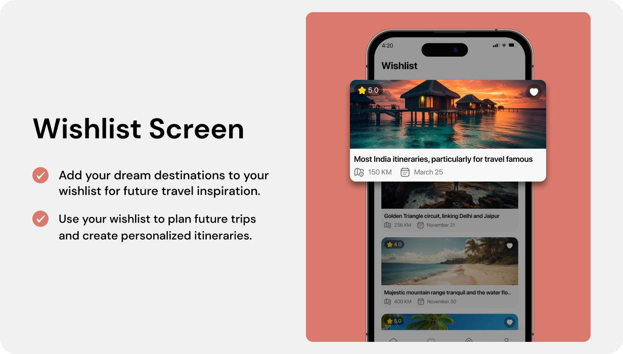 Tour Guide UI template | Trip planner app in Flutter | AI Travel Assistant App | TourAI App Template - 9